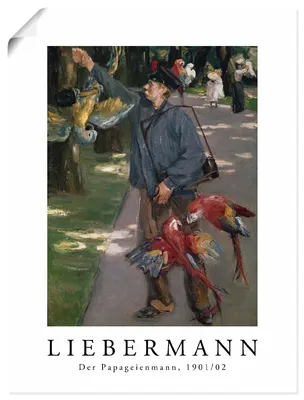 Produktbild von ARTland Poster Der Papageienmann. 1901/1902 Größe: 90x120 cm