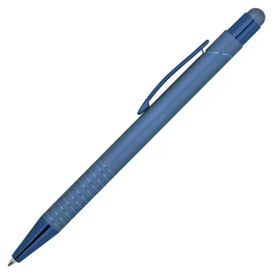 Produktbild von Touchpen Kugelschreiber / aus Metall / Farbe: dunkelblau