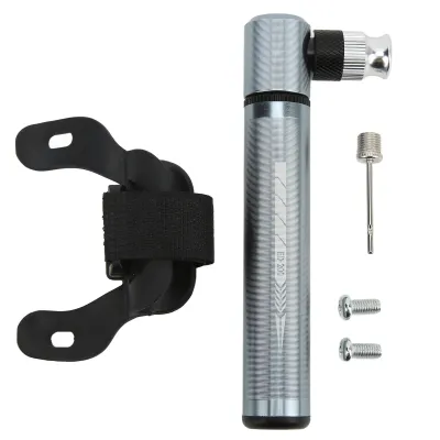 Image de Mini pompe à vélo, gonfleur de pneus de vélo, pompe à main pour vélo, pompe à vélo portable, pompe à vélo compacte
