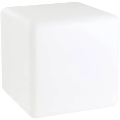 Produktbild von Eglo 31054 LED E27 Außen-Stehleuchte 9W 400x400mm Weiss Fernbedienung IP65 Dimmbar