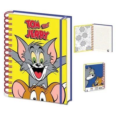Imagen del producto de Cuaderno espiral A5 - Tom y Jerry