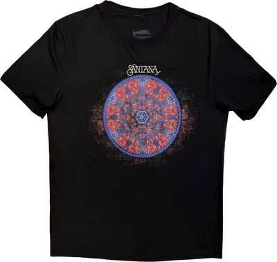 Image de Santana - T-shirt « Madala 2 » pour hommes/femmes Unie RO15423 (M) (Noir)