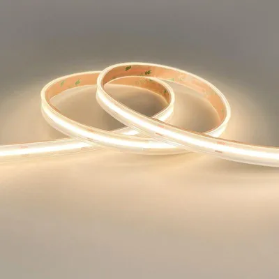 Produktbild von COB-LED-Streifen 5 m, 24 V, IP65, 320 LED/m, 8,7 W/m, 10 mm – Warmweiß 2300 K – 3500 K