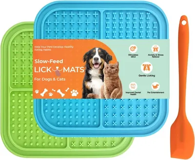 Productafbeelding van Likmat Hond - Snuffelmat - Snuffelmat Hond - Snuffelmatten Voor Hond En Puppy - Agility Voor De Hond - Likmat - Denkspel Hond