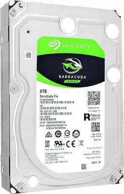 Image de Disque dur Seagate BarraCuda Pro 8 To SATA III 3,5" (ST8000DM005)