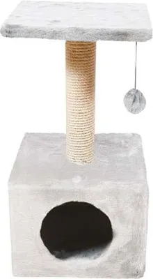 Obrázok produktu pre Savanna town Cat Tree svetlo šedá 60x30x30cm nayeco