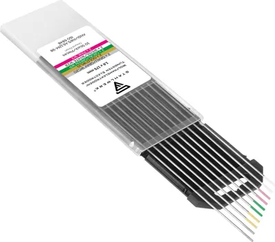 Produktbild von STAHLWERK Wolframelektroden Gold, Grau, Pink, Weiß, Grün 1,6 mm je 2 im 10er Set