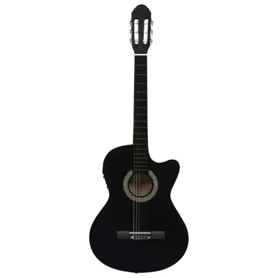 Immagine prodotto di Chitarra Classica Western con Equalizzatore e 6 Corde Nera