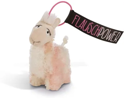 Produktbild von NICI - Plüschanhänger - Lama Flokatina »Flauschpower« (weiß, 12cm) Schüsselanhänger Anhänger