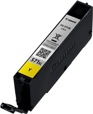Image de Canon CLI-571Y XL Cartouche d'impression originale Haut (XL-) Rendement Jaune