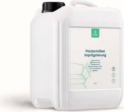 Produktbild von eco:fy Polstermöbel Imprägnierung Sofa Couch Sessel Schutz vor Flecken Flüssigkeiten Schmutz Textil Leder Abperleffekt