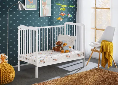 Produktbild von Babybett Schlafzimmer Einrichtung Betten Möbel Kinderzimmer Designer Modern