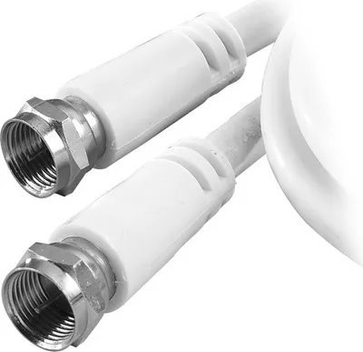 Image de ViVanco™5m Receiver Connection Cable câble coaxial Blanc