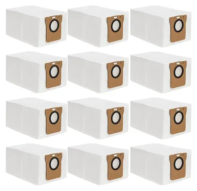 Produktbild von 12 Stück Staubsaugerbeutel für Dreame L10s Ultra / L10 Ultra/L20 Ultra Staubbeutel für Xiaomi X10+ Ersatzbeutel Filtertüten Ersatz Beutel