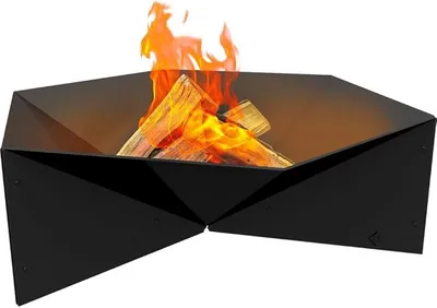 Imagen del producto de Silecomplaza: Hoguera de acero para jardín, modelo FIRE. Estufa de jardín, chimenea para exteriores
