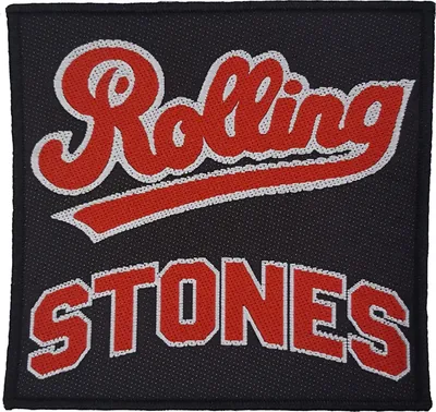 Image de The Rolling Stones - Patch - Polyester Logo RO8299 (Taille unique) (Noir/Rouge/Blanc)