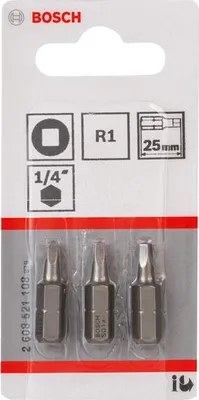Produktbild von Schrauberbit Extra-Hart R1, 25 mm, 3er-Pack