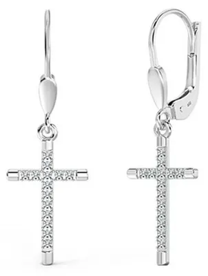 Imagen del producto de Aretes de aro brillantes para mujer, fabricados en plata de ley 925 con circonitas, modelo BIPE054