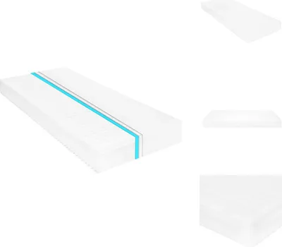 Obrázok produktu pre vidaXL Matrac 100 x 200 cm 7-zónováPolyuretánpena 16 cm H2 H3 - Matrace