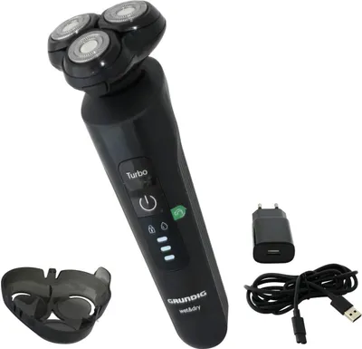 Produktbild von Grundig 3-Kopf Herren Rasierer Rotation Nass und Trocken Akku Rasierapparat