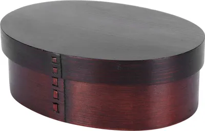 Obrázek produktu pro 17.5x13,5 cm obědová krabička Dřevěná krabička Bento Box Přenosná nádoba na potraviny pro studenty WorkerPainted
