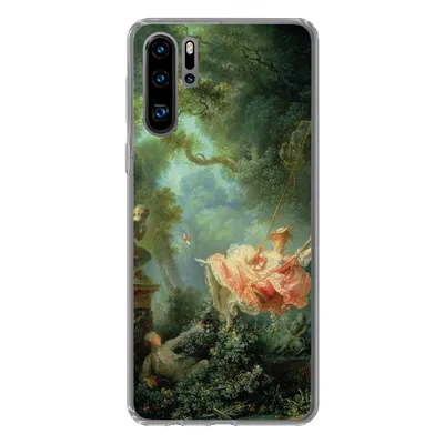 Produktbild von MuchoWow® Handyhülle Schutzhülle Hülle für Huawei P30 Pro Die Schaukel - Jean-Honoré Fragonard - Kunstwerk Silikon Softcase Handy Hülle - Schutzdeckel