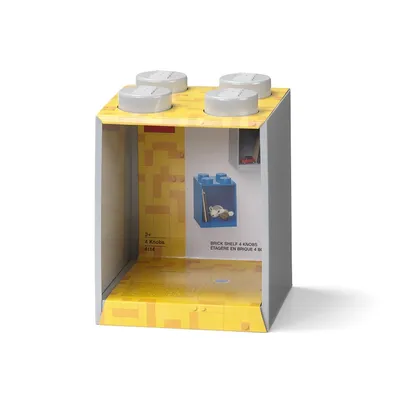 Obrázek produktu pro LEGO 41141740 LEGO Bausteinregal BRICK SHELF 4, Breite: 159 mm, grau