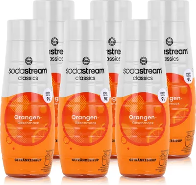 Produktbild von SodaStream Getränke-Sirup Softdrink Orangen Geschmack 440ml (6er Pack)