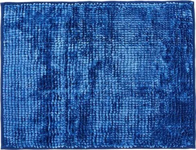 Productafbeelding van Famanu Badmat Luxe - Donkerblauw, 50 x 70 cm