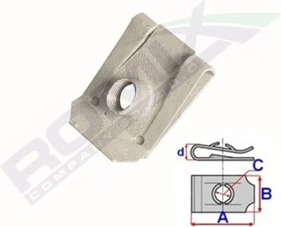 Produktbild von 5x ROMIX C70501 Clip