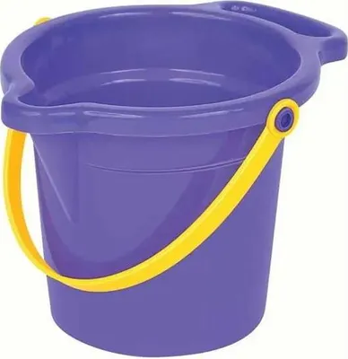 Produktbild von Eimer mit Tülle, Höhe 10 cm, 1 Stück, farblich sortierte Ware