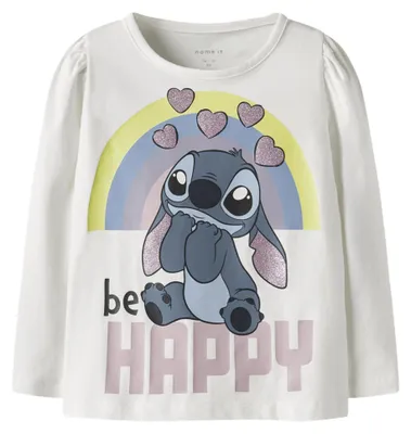 Produktbild von NAME IT Girl Oberteil mit Langen Ärmeln Stitch