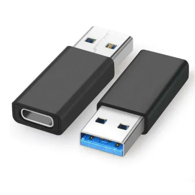 Produktbild von USB Adapter Stecker USB C OTG Ladeadapter Konverter USB A auf USB C Buchse 3.1