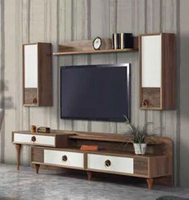 Image de rtv lowboard salon meubles sideboard étagère murale tv armoire étagères lowboards nouveau