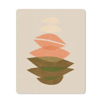 Produktbild von MuchoWow® Mauspad Mousepad Formen - Pastell - Farben - Abstrakt 30x40 cm - Mousepads - Maus Mat - Pad - Mausunterlage - Mausmatten