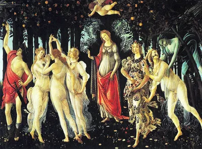 Produktbild von Legendarte - Kunstdruck auf Leinwand - Der Schrei Sandro Botticelli - Wanddeko, Canvas cm. 50x70