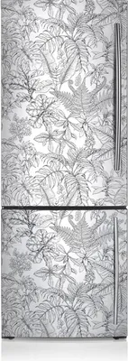 Produktbild von Magnetfolie Magnete Küche Kühlschrank Dekoration 60x190 cm - Tropische Skizze