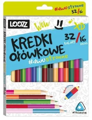 Produktbild von LOOZZ Doppelseitige Buntstifte 32 Farben Holz