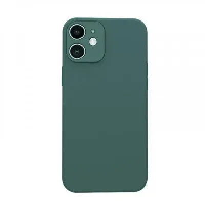 Produktbild von Liquid Silikon Hülle Für Smartphones - Farbe: Grün - Modellkompatibilität: Für iPhone 12
