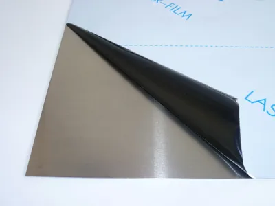 Produktbild von B&T Metall Aluminium Blech-Zuschnitt blank, glatt | 1,0 mm stark | mit Schutzfolie | Größe 10 x 20 cm (100 x 200 mm) | Alu-Blech Blech-Platten gewalzt