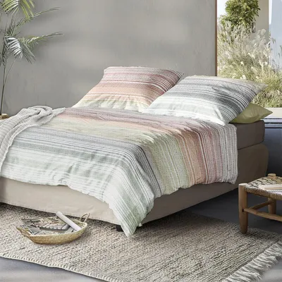 Produktbild von Irisette Seersucker Bettwäsche Easy 8706 multi 155x220 cm + 80x80 cm