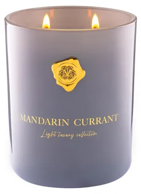 Imagen del producto de Vela aromática con aroma a mandarina y bayas, con una duración de 100 horas