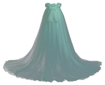 Produktbild von GRACEART Damen Lange Tüll Röcke Abschlussball Abend Rock Elastic Bund Tutu (Aqua