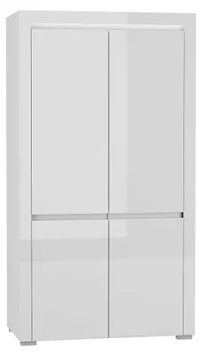 Produktbild von Schrank Kasla mit 2 Türen, Weiß, 195cm