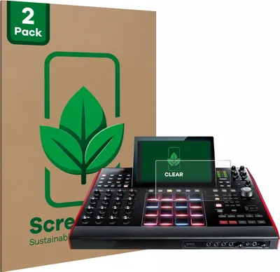 Produktbild von 2x ScreenLeaf Schutzfolie für Akai MPC X 10.1" nachhaltiger Displayschutz Display Schutz Folie Klar Transparent