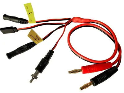 Imagen del producto de Cable de carga con conector tipo "banana" - Glow, Rx, Tx