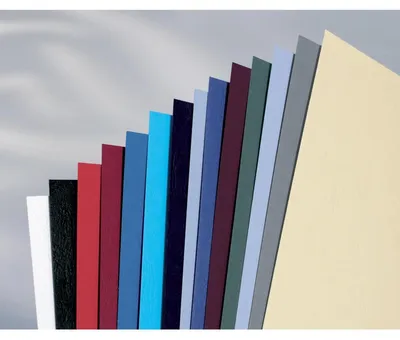 Produktbild von GBC LeatherGrain Umschlagmaterial 250 g/m², elfenbein (25), A4, Leder, Elfenbein, 250 g/m², 388 g, 25 Stück(e)