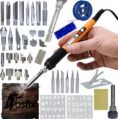 Zdjęcie produktu dla Rosfix Zestaw lutownica precyzyjna z wyświetlaczem Rosfix Orange Rottweiler Seria Electric S + 30 elementów do wypalania drewnaZESTAW LUTOWNICA PRECYZYJNA Z WYŚWIETLACZEM 6X GROTY WYPALANIE DREWNA HQZESTAW LUTOWNICA PRECYZYJNA Z WYŚWIETLACZEM 6X GROTY WYPALANIE DREWNA HQZESTAW LUTOWNICA PRECYZYJNA Z WYŚWIETLACZEM 6X GROTY WYPALANIE DREWNA HQZESTAW LUTOWNICA PRECYZYJNA Z WYŚWIETLACZEM 6X GROTY WYPALANIE DREWNA HQZESTAW LUTOWNICA PRECYZYJNA Z WYŚWIETLACZEM 6X GROTY WYPALANIE DREWNA HQZESTAW LUTOWNICA PRECYZYJ