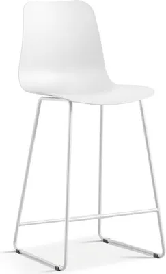 Productafbeelding van Counterstoel MARIO - PP wit - Hedendaags ontwerp H100,5 cm