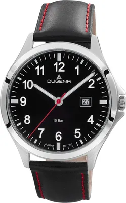 A product shot of a men's wristwatch.